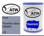 Preview: Ford, Portofino Blue Metallic, LB: 500ml Lackdose, von ATW Autoteile West.